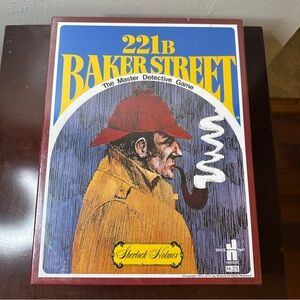 NIB Sealed 221B Baker Street The Master Detective Sherlock Holmes Board Game